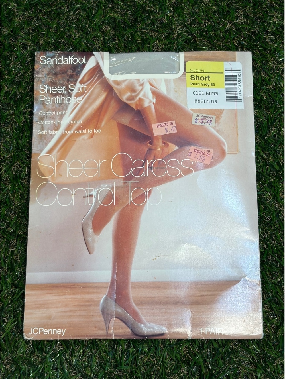 JCPenney Sheer Caress Control Top Sheer Soft Pantyhose Short